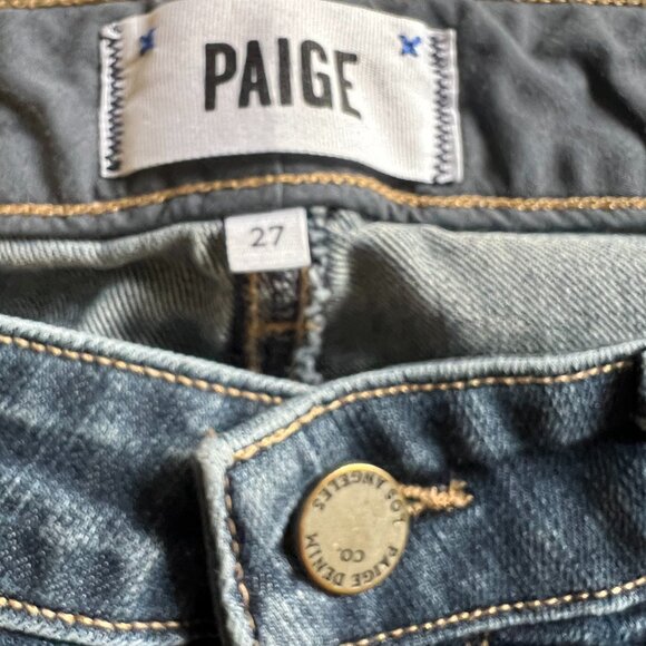 Paige Skyline Jeans Straight Leg Jeans Size 27 - Picture 2 of 12